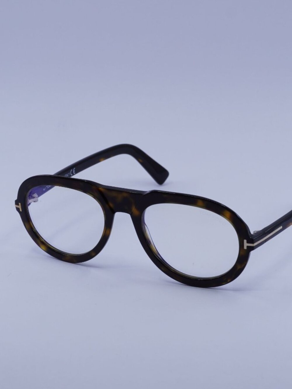 Tom Ford FT5756-B 052 Eyeglasses Havana 53mm Aviator Frame